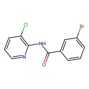 3-溴-N-(3-氯吡啶-2-基)苯甲酰胺 structure