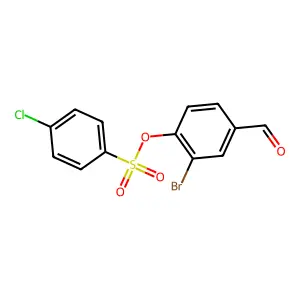 2-溴-4-甲酰基苯基 4-氯烯磺酸盐 structure