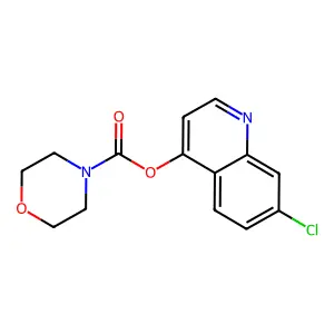 7-Chloroquinolin-4-yl morpholine-4-carboxylate structure