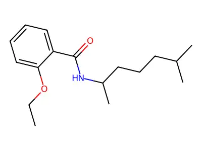 2-ethoxy-N-(6-methylheptan-2-yl)benzamide structure