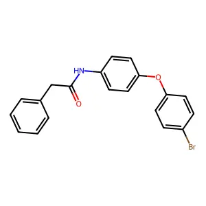 N-[4-(4-bromophenoxy)phenyl]-2-phenylacetamide structure