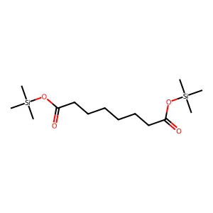 Octanedioic acid, bis(trimethylsilyl) ester structure