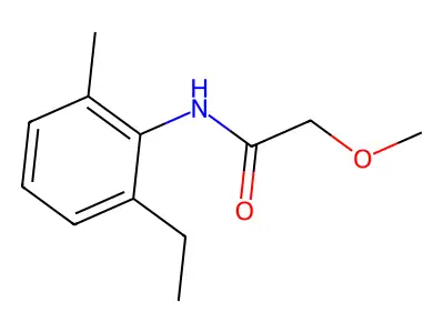 N-(2-ethyl-6-methylphenyl)-2-methoxyacetamide structure