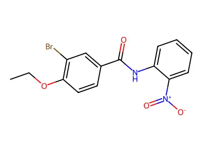 3-bromo-4-ethoxy-N-(2-nitrophenyl)benzamide structure