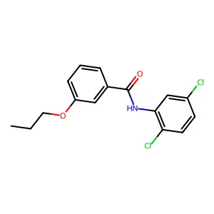N-(2,5-dichlorophenyl)-3-propoxybenzamide structure