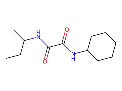 N'-butan-2-yl-N-cyclohexyloxamide structure