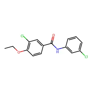 3-chloro-N-(3-chlorophenyl)-4-ethoxybenzamide structure