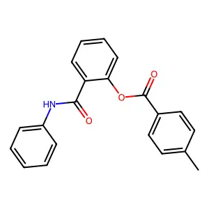 2-(Anilinocarbonyl)phenyl 4-methylbenzoate structure