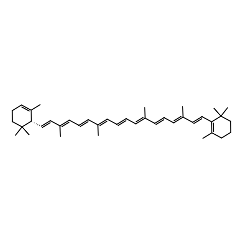 Α-胡萝卜素 structure