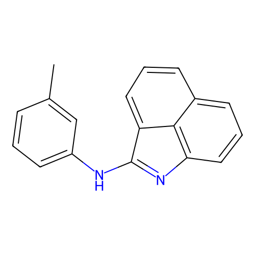 N-[(2Z)-benzo[cd]indol-2(1H)-ylidene]-3-methylaniline structure