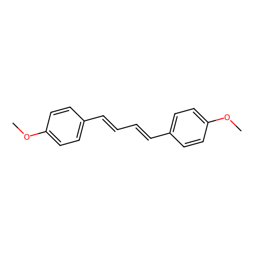 1,4-Bis(4-methoxyphenyl)buta-1,3-diene structure