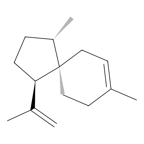 beta-Acoradiene structure