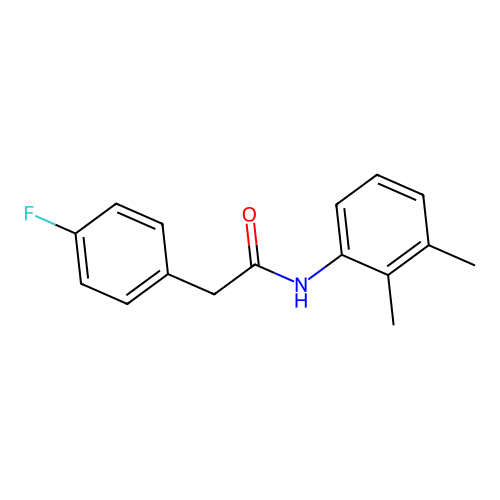 N-(2,3-dimethylphenyl)-2-(4-fluorophenyl)acetamide structure