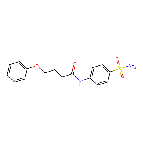 4-phenoxy-N-(4-sulfamoylphenyl)butanamide structure