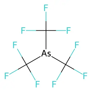 全氟三甲基胂 structure