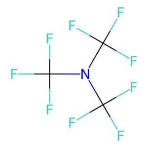 全氟三甲胺 structure