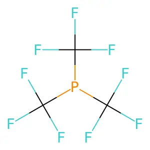 全氟三甲基膦 structure