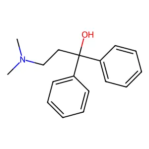 alpha-(2-(Dimethylamino)ethyl)-alpha-phenylbenzenemethanol structure