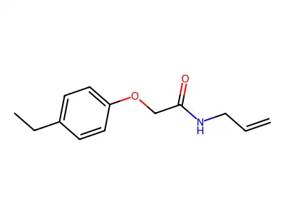 2-(4-ethylphenoxy)-N-prop-2-enylacetamide structure