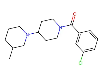 (3-Chlorophenyl)-[4-(3-methylpiperidin-1-yl)piperidin-1-yl]methanone structure
