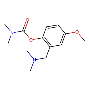 2-[(Dimethylamino)methyl]-4-methoxyphenyl dimethylcarbamate structure