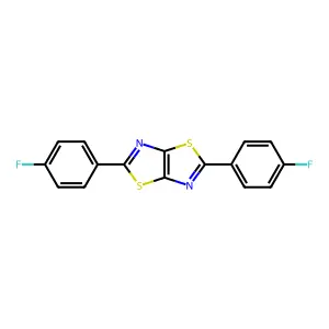 2,5-Bis(4-fluorophenyl)[1,3]thiazolo[5,4-d][1,3]thiazole structure