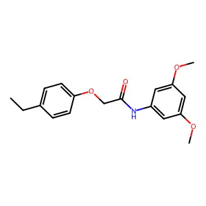 N-(3,5-dimethoxyphenyl)-2-(4-ethylphenoxy)acetamide structure