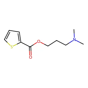 3-(Dimethylamino)propyl thiophene-2-carboxylate structure