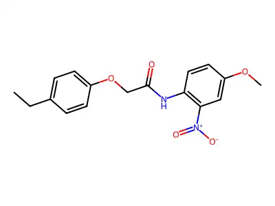 2-(4-ethylphenoxy)-N-(4-methoxy-2-nitrophenyl)acetamide structure