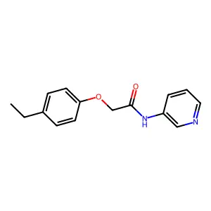 2-(4-ethylphenoxy)-N-pyridin-3-ylacetamide structure