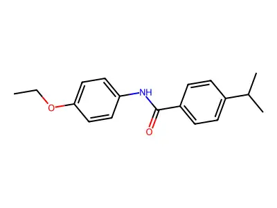 N-(4-ethoxyphenyl)-4-propan-2-ylbenzamide structure