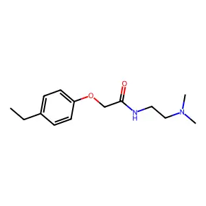 N-[2-(dimethylamino)ethyl]-2-(4-ethylphenoxy)acetamide structure