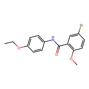 5-bromo-N-(4-ethoxyphenyl)-2-methoxybenzamide structure