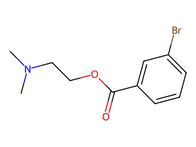 2-(Dimethylamino)ethyl 3-bromobenzoate structure