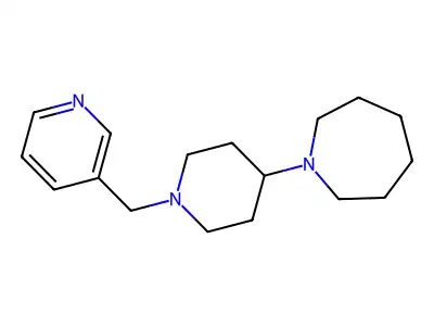 1-[1-(Pyridin-3-ylmethyl)piperidin-4-yl]azepane structure