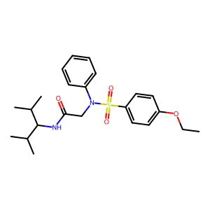 N-(2,4-dimethylpentan-3-yl)-2-(N-(4-ethoxyphenyl)sulfonylanilino)acetamide structure