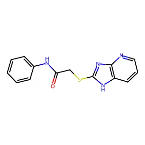 2-(3H-imidazo[4,5-b]pyridin-2-ylsulfanyl)-N-phenylacetamide structure