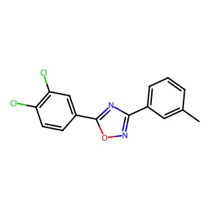 5-(3,4-Dichlorophenyl)-3-(3-methylphenyl)-1,2,4-oxadiazole structure