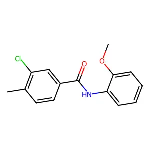 3-chloro-N-(2-methoxyphenyl)-4-methylbenzamide structure