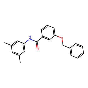 N-(3,5-dimethylphenyl)-3-phenylmethoxybenzamide structure