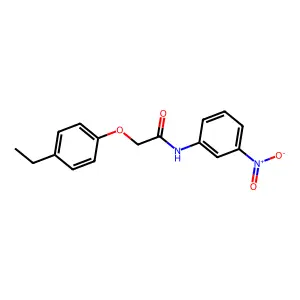 2-(4-ethylphenoxy)-N-(3-nitrophenyl)acetamide structure