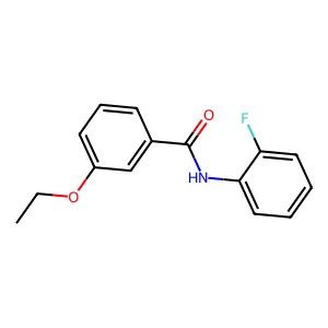 3-ethoxy-N-(2-fluorophenyl)benzamide structure