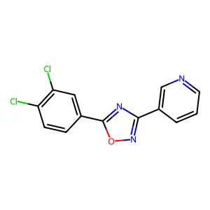 3-[5-(3,4-Dichlorophenyl)-1,2,4-oxadiazol-3-yl]pyridine structure