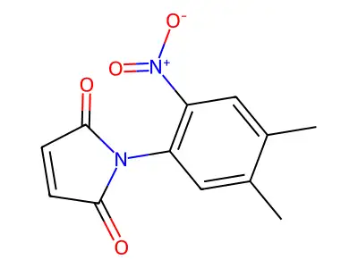 1-(4,5-dimethyl-2-nitrophenyl)-1H-pyrrole-2,5-dione structure