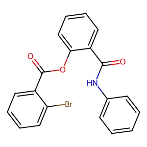 2-(Anilinocarbonyl)phenyl 2-bromobenzoate structure