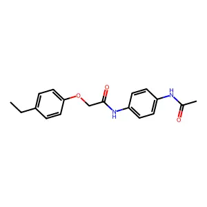 N-[4-(acetylamino)phenyl]-2-(4-ethylphenoxy)acetamide structure