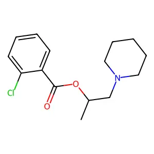 1-(Piperidin-1-yl)propan-2-yl 2-chlorobenzoate structure
