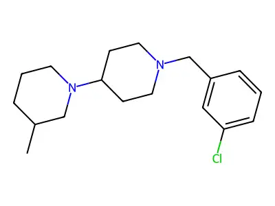1-[(3-Chlorophenyl)methyl]-4-(3-methylpiperidin-1-yl)piperidine structure