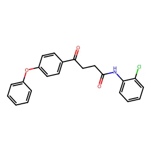 N-(2-chlorophenyl)-4-oxo-4-(4-phenoxyphenyl)butanamide structure