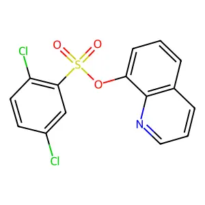 Quinolin-8-yl 2,5-dichlorobenzenesulfonate structure